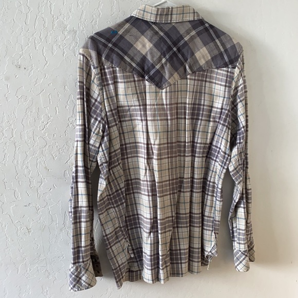 Plaid button up - Picture 2 of 2